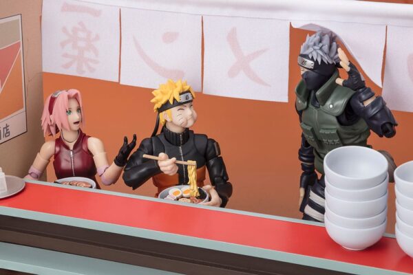 BANDAI Naruto Shippuden S.H. Figuarts Accessories - Ichiraku Ramen Set - immagine 6