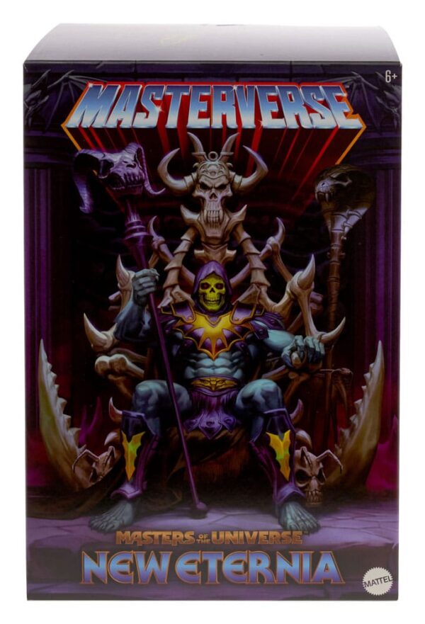 MATTEL Masters of the Universe: New Eternia Masterverse Action Figure Skeletor & Throne 18 cm - immagine 3