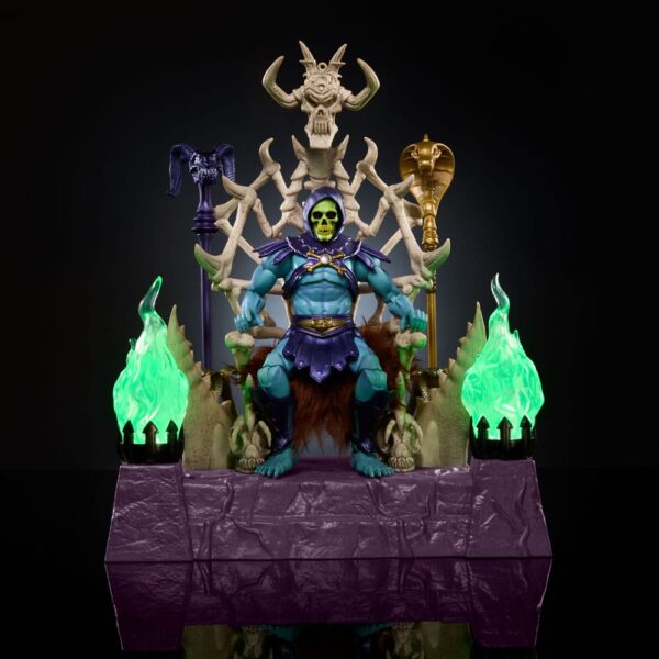 MATTEL Masters of the Universe: New Eternia Masterverse Action Figure Skeletor & Throne 18 cm - immagine 4