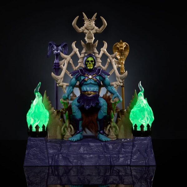 MATTEL Masters of the Universe: New Eternia Masterverse Action Figure Skeletor & Throne 18 cm - immagine 6