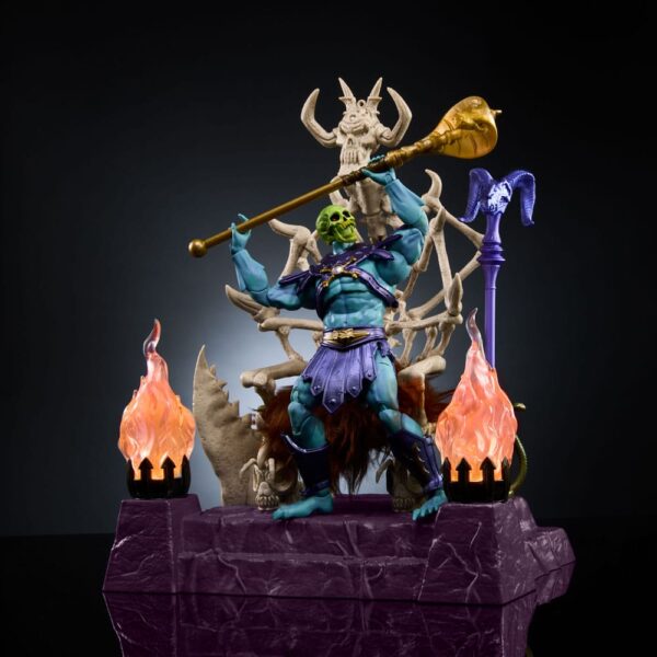 MATTEL Masters of the Universe: New Eternia Masterverse Action Figure Skeletor & Throne 18 cm - immagine 8