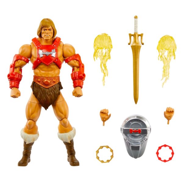 MATTEL Masters of the Universe: New Eternia Masterverse - Thunder Punch He-Man 18 cm - immagine 2