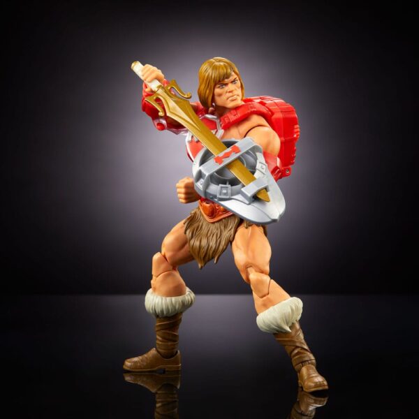 MATTEL Masters of the Universe: New Eternia Masterverse - Thunder Punch He-Man 18 cm - immagine 5