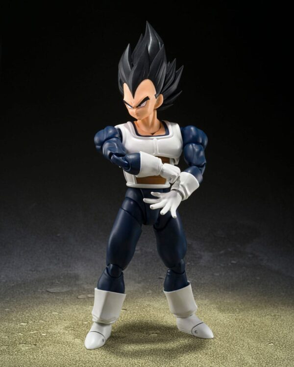 BANDAI Dragon Ball S.H. Figuarts - Vegeta Old Battle Clothes 14 cm