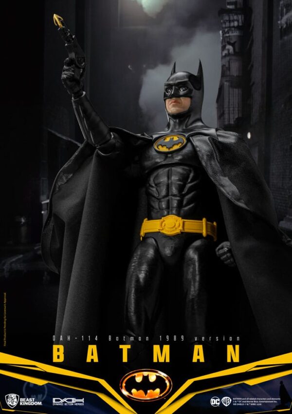 BEAST KINGDOM DC Comics Dynamic 8ction Heroes Action Figure 1/9 - Batman 1989 Ver. 21 cm - immagine 3