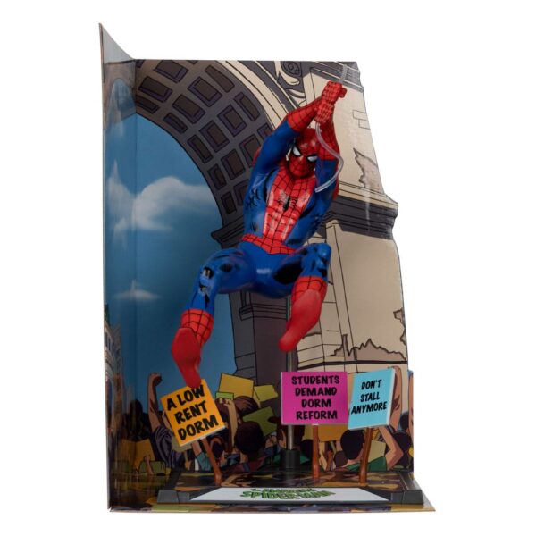 McFarlane Toys - Marvel Collection PVC Statue 1/10 Spider-Man & Scene Gold Label (The Amazing Spider-Man #68) 15 cm