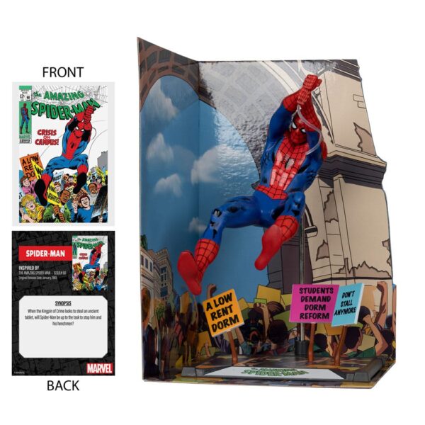 McFarlane Toys - Marvel Collection PVC Statue 1/10 Spider-Man & Scene Gold Label (The Amazing Spider-Man #68) 15 cm - immagine 2