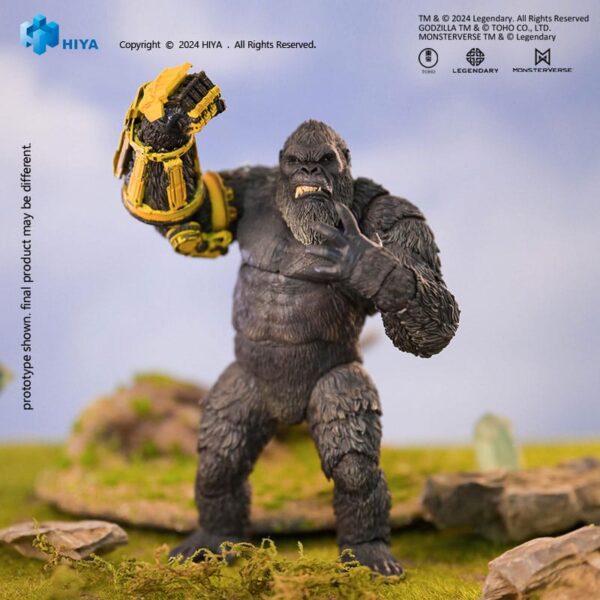 HIYA TOYS Godzilla x Kong: The New Empire Exquisite Basic - Kong B.E.A.S.T. Glove Ver. 16 cm