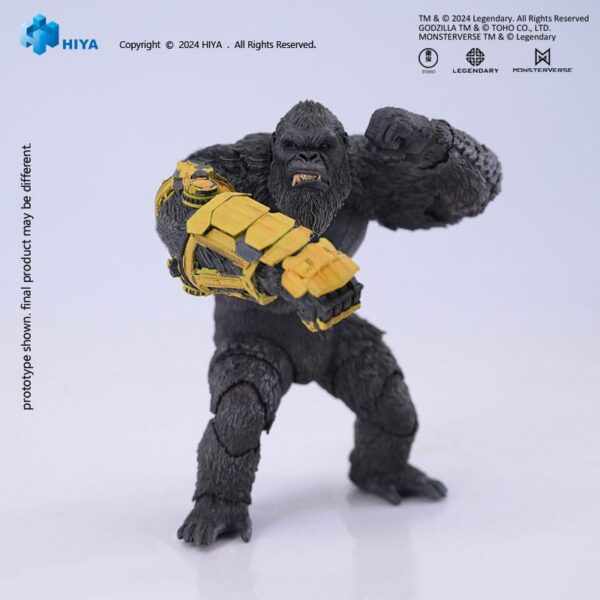 HIYA TOYS Godzilla x Kong: The New Empire Exquisite Basic - Kong B.E.A.S.T. Glove Ver. 16 cm - immagine 4