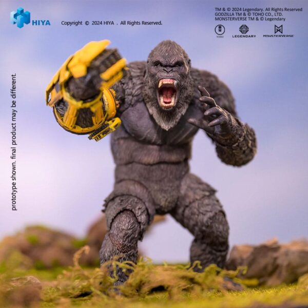 HIYA TOYS Godzilla x Kong: The New Empire Exquisite Basic - Kong B.E.A.S.T. Glove Ver. 16 cm - immagine 5