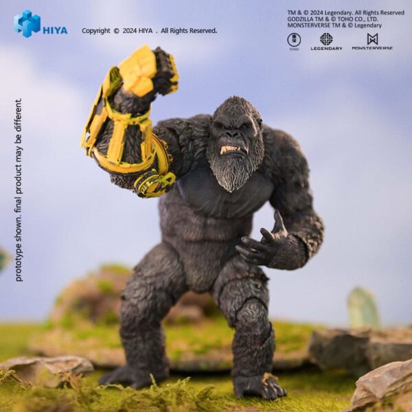 HIYA TOYS Godzilla x Kong: The New Empire Exquisite Basic - Kong B.E.A.S.T. Glove Ver. 16 cm - immagine 6