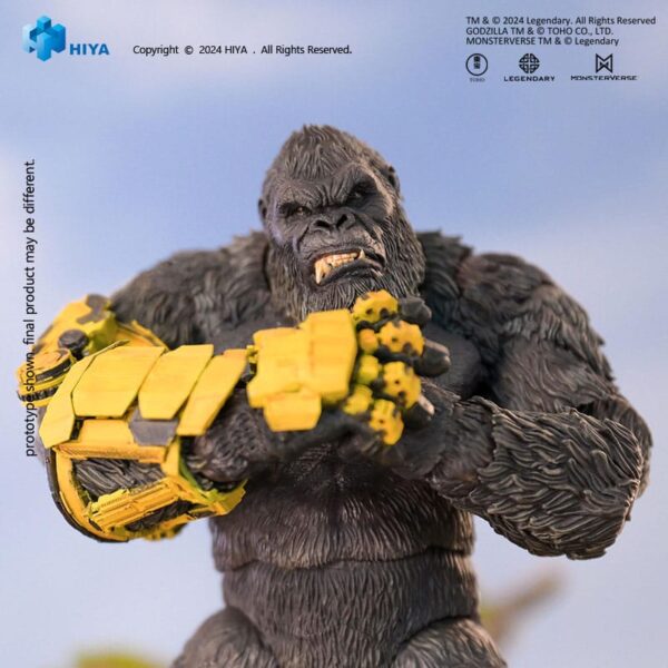 HIYA TOYS Godzilla x Kong: The New Empire Exquisite Basic - Kong B.E.A.S.T. Glove Ver. 16 cm - immagine 7