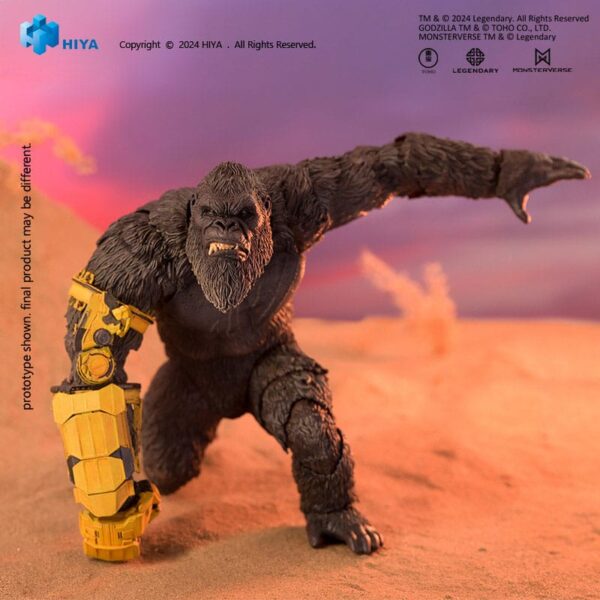 HIYA TOYS Godzilla x Kong: The New Empire Exquisite Basic - Kong B.E.A.S.T. Glove Ver. 16 cm - immagine 9