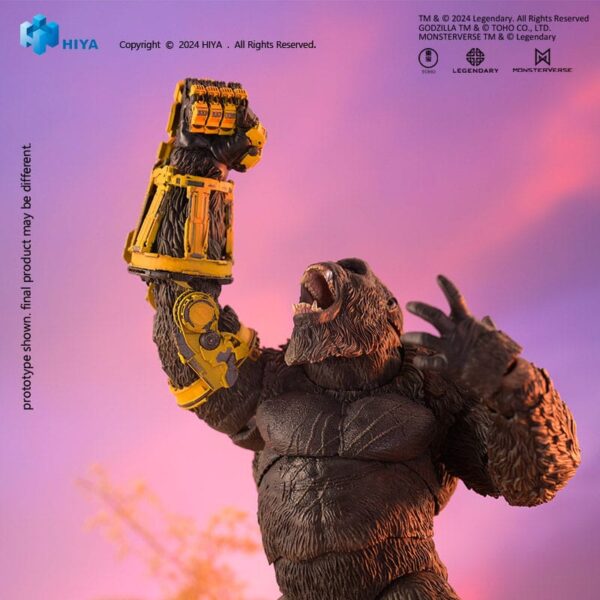 HIYA TOYS Godzilla x Kong: The New Empire Exquisite Basic - Kong B.E.A.S.T. Glove Ver. 16 cm - immagine 10