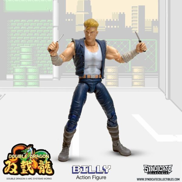 Syndicate Collectibles Double Dragon Deluxe Action Figure 1/12 - Billy 18 cm - immagine 3