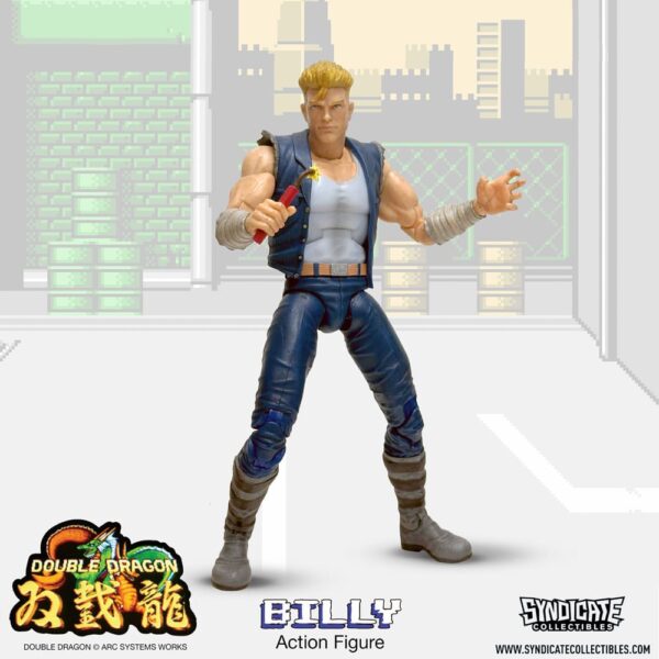 Syndicate Collectibles Double Dragon Deluxe Action Figure 1/12 - Billy 18 cm - immagine 4