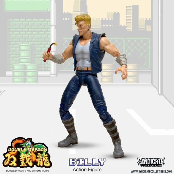 Syndicate Collectibles Double Dragon Deluxe Action Figure 1/12 - Billy 18 cm - immagine 6