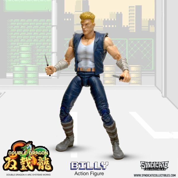 Syndicate Collectibles Double Dragon Deluxe Action Figure 1/12 - Billy 18 cm - immagine 10