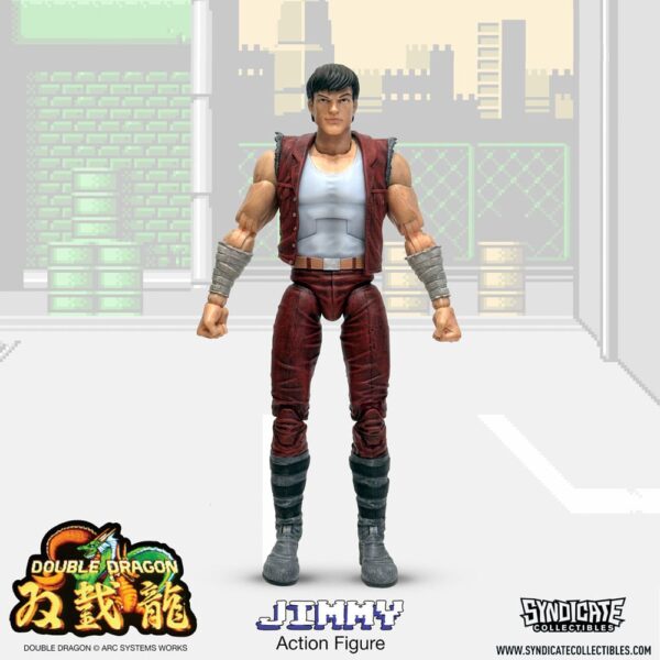 Syndicate Collectibles Double Dragon Deluxe Action Figure 1/12 - Jimmy 18 cm