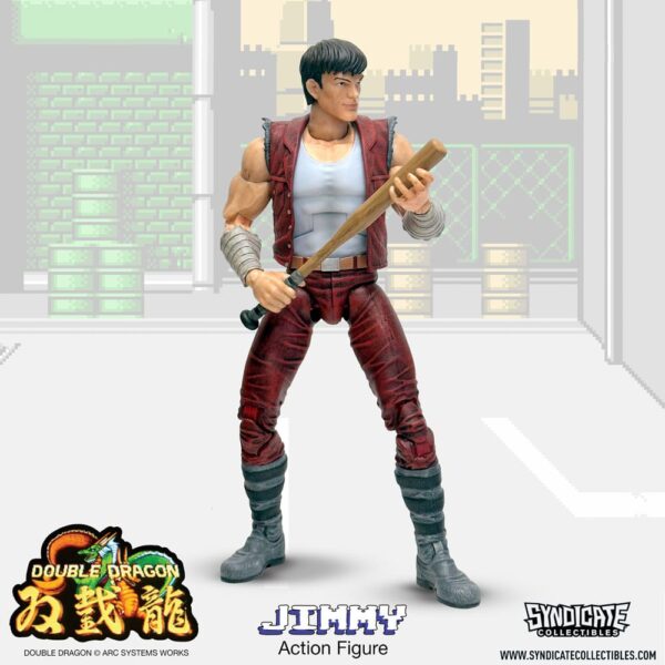 Syndicate Collectibles Double Dragon Deluxe Action Figure 1/12 - Jimmy 18 cm - immagine 3