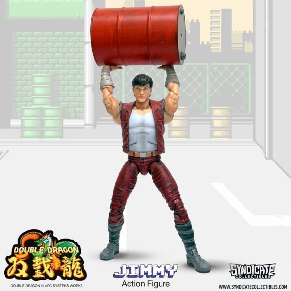 Syndicate Collectibles Double Dragon Deluxe Action Figure 1/12 - Jimmy 18 cm - immagine 4