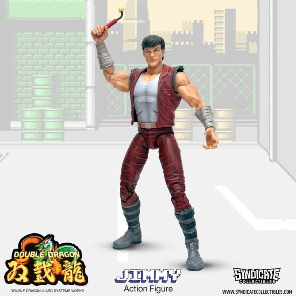 Syndicate Collectibles Double Dragon Deluxe Action Figure 1/12 - Jimmy 18 cm - immagine 7