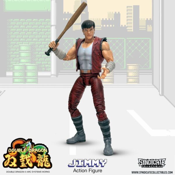 Syndicate Collectibles Double Dragon Deluxe Action Figure 1/12 - Jimmy 18 cm - immagine 10