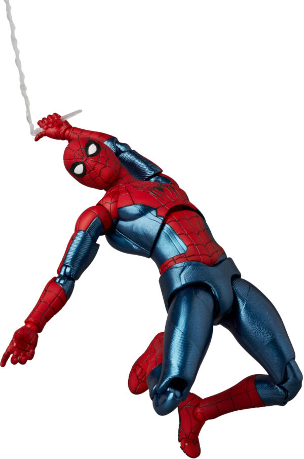 MAFEX Spider-Man: No Way Home - Spider-Man (New Red & Blue Suit) - immagine 2