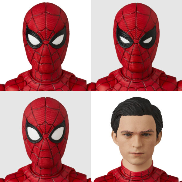 MAFEX Spider-Man: No Way Home - Spider-Man (New Red & Blue Suit) - immagine 7