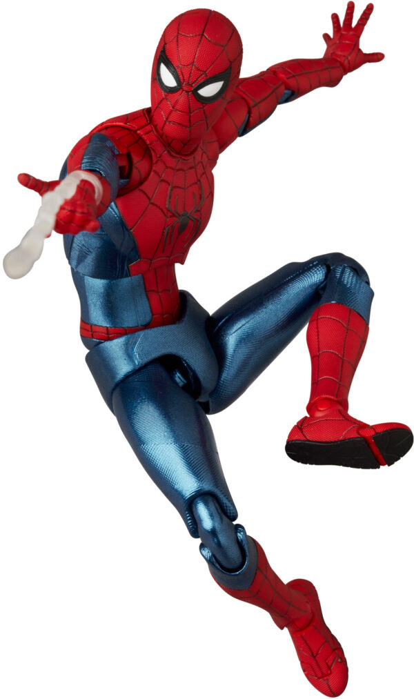 MAFEX Spider-Man: No Way Home - Spider-Man (New Red & Blue Suit) - immagine 9