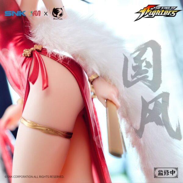 BearPanda The King of Fighters Dress Series PVC Statue 1/6 - Mai Shiranui Hong Shang Wu Ver. 40 cm - immagine 2