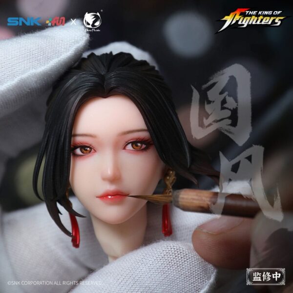 BearPanda The King of Fighters Dress Series PVC Statue 1/6 - Mai Shiranui Hong Shang Wu Ver. 40 cm - immagine 3