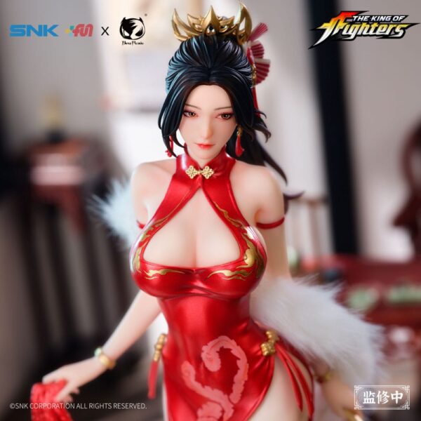 BearPanda The King of Fighters Dress Series PVC Statue 1/6 - Mai Shiranui Hong Shang Wu Ver. 40 cm - immagine 13