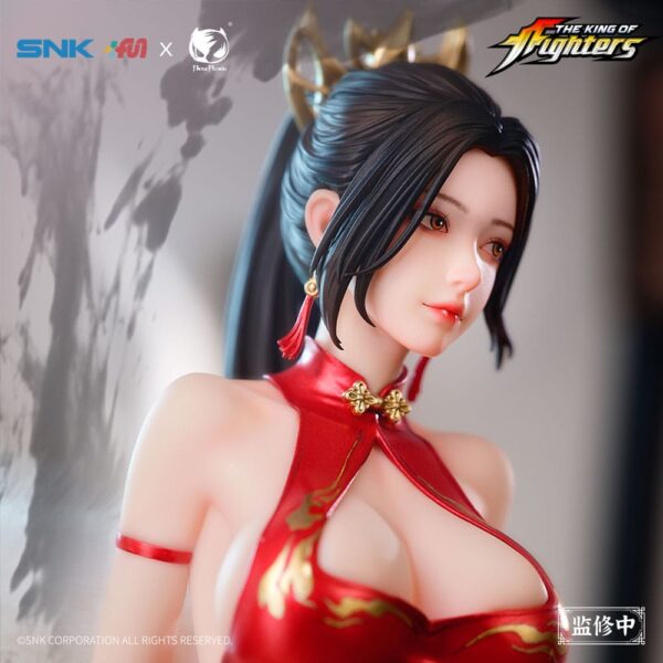 BearPanda The King of Fighters Dress Series PVC Statue 1/6 - Mai Shiranui Hong Shang Wu Ver. 40 cm - immagine 14