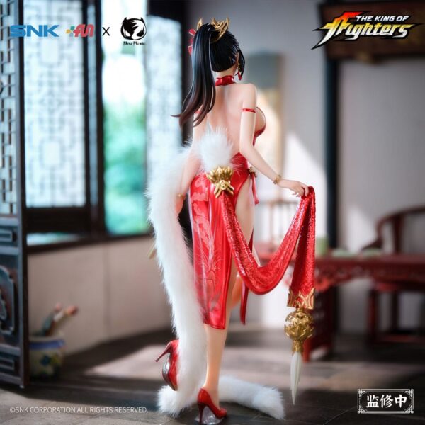 BearPanda The King of Fighters Dress Series PVC Statue 1/6 - Mai Shiranui Hong Shang Wu Ver. 40 cm - immagine 16