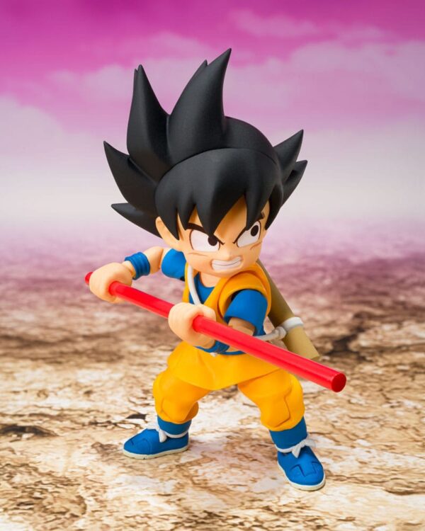 BANDAI Dragon Ball Daima S.H.Figuarts - Son Goku Mini 7 cm - immagine 3