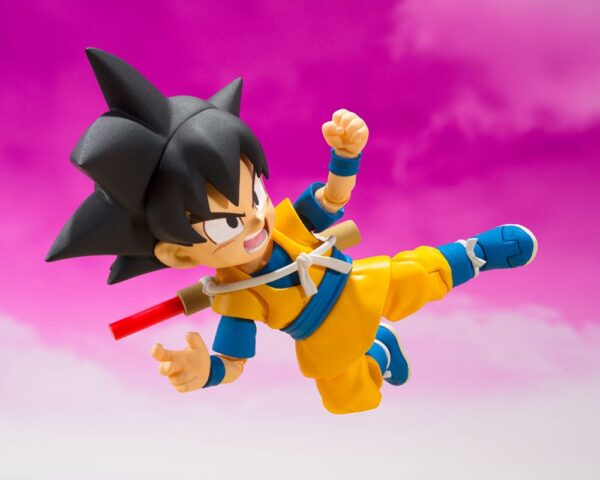 BANDAI Dragon Ball Daima S.H.Figuarts - Son Goku Mini 7 cm - immagine 5