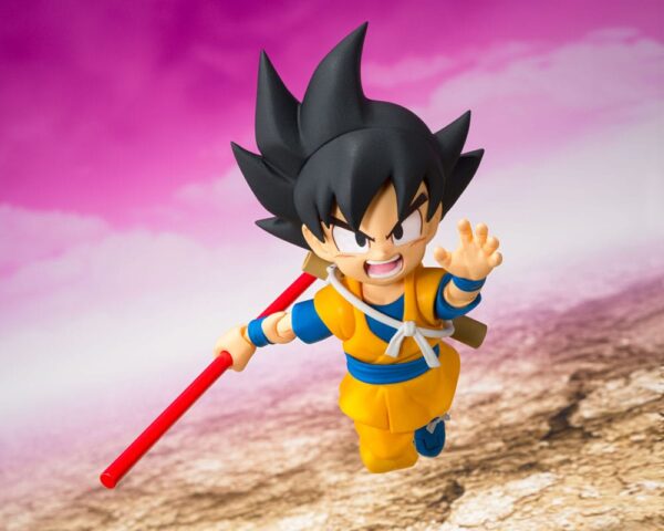 BANDAI Dragon Ball Daima S.H.Figuarts - Son Goku Mini 7 cm - immagine 6