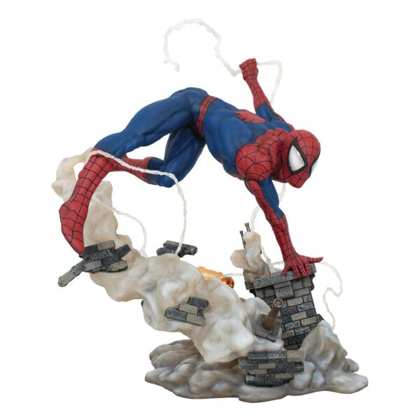 DIAMOND SELECT - Marvel Movie Milestones Statue 1/6 - Spider-Man (90s) 30 cm - immagine 2