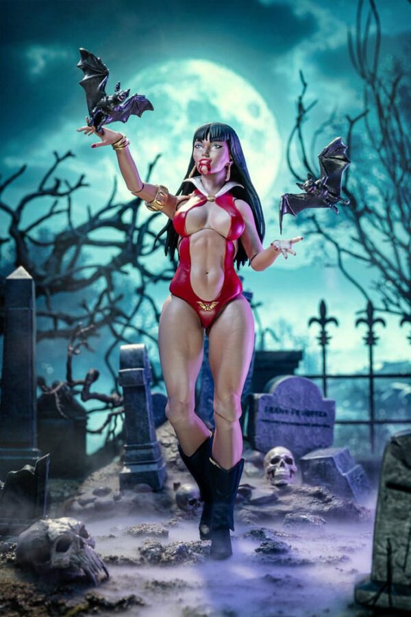 ICON Collectibles - Frazetta Girls Action Figure 1/12 - Vampirella 16 cm