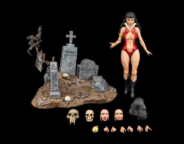 ICON Collectibles - Frazetta Girls Action Figure 1/12 - Vampirella 16 cm - immagine 5