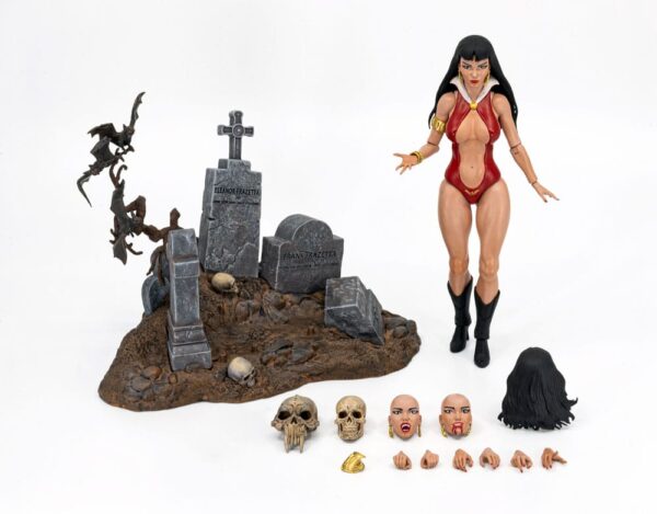 ICON Collectibles - Frazetta Girls Action Figure 1/12 - Vampirella 16 cm - immagine 6