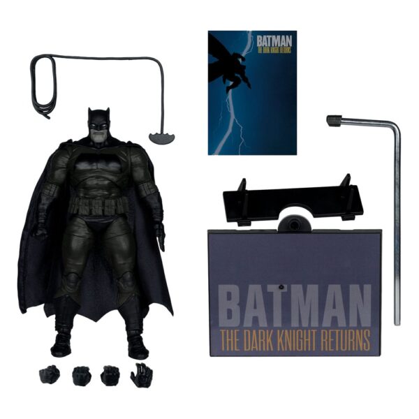 McFarlane Toys - DC Multiverse McFarlane Cover Recreations Action Figure - Batman (Batman: The Dark Knight Returns #1) (Gold Label) 18 cm - immagine 3