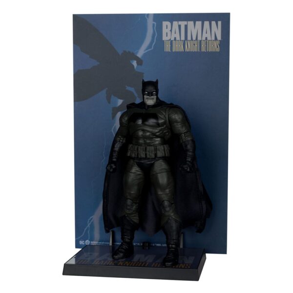 McFarlane Toys - DC Multiverse McFarlane Cover Recreations Action Figure - Batman (Batman: The Dark Knight Returns #1) (Gold Label) 18 cm - immagine 4