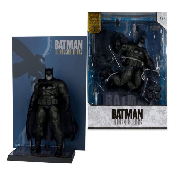 McFarlane Toys - DC Multiverse McFarlane Cover Recreations Action Figure - Batman (Batman: The Dark Knight Returns #1) (Gold Label) 18 cm - immagine 6