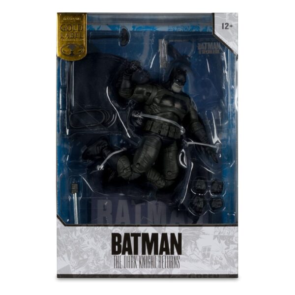 McFarlane Toys - DC Multiverse McFarlane Cover Recreations Action Figure - Batman (Batman: The Dark Knight Returns #1) (Gold Label) 18 cm - immagine 9