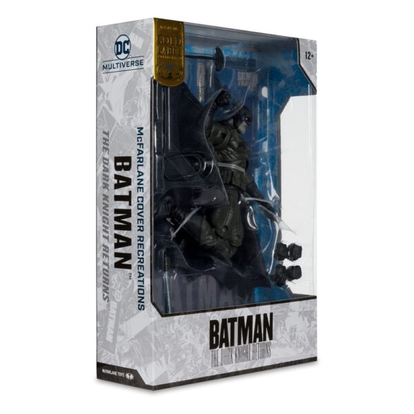 McFarlane Toys - DC Multiverse McFarlane Cover Recreations Action Figure - Batman (Batman: The Dark Knight Returns #1) (Gold Label) 18 cm - immagine 10