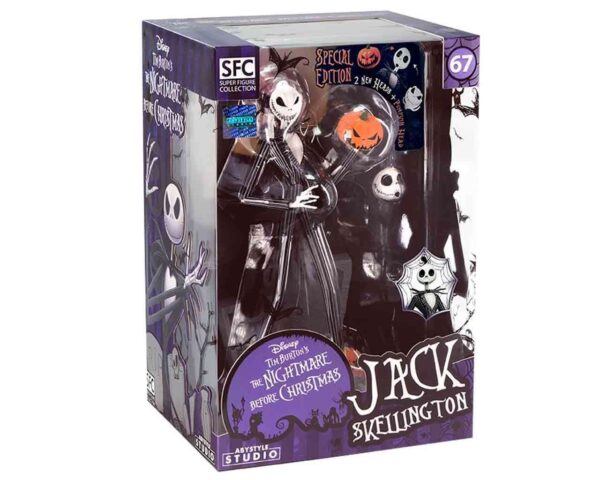 ABYstyle Studio Super Figure Collection - The Nightmare Before Christmas: Jack Skellington - Scary / Smiling Face (LIMITED) - immagine 2