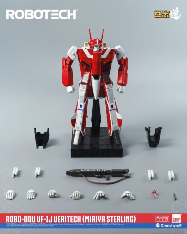 THREEZERO Robotech ROBO-DOU - VF-1J Veritech (Miriya Sterling) 20 cm - immagine 2