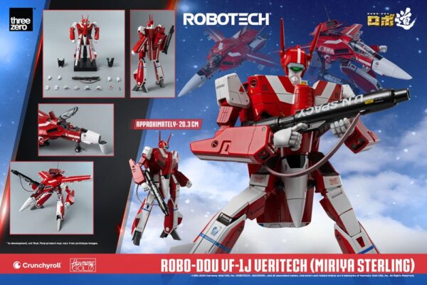 THREEZERO Robotech ROBO-DOU - VF-1J Veritech (Miriya Sterling) 20 cm - immagine 15